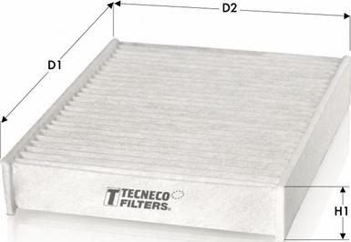 Tecneco Filters CK27009 - Filter, interior air autospares.lv