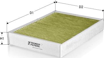 Tecneco Filters CKA25001 - Filter, interior air autospares.lv