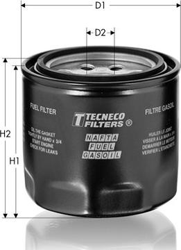 Tecneco Filters GS4766 - Fuel filter autospares.lv