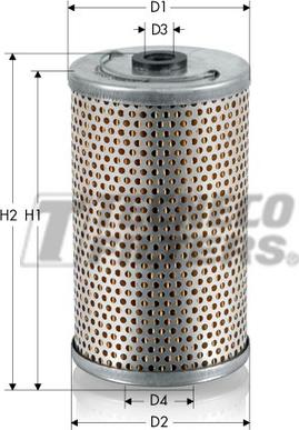 Tecneco Filters GS01241 - Fuel filter autospares.lv