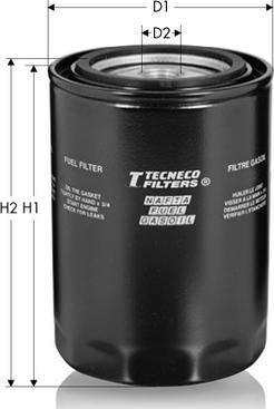 Tecneco Filters GS154 - Fuel filter autospares.lv