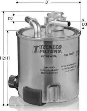 Tecneco Filters GS9025 - Fuel filter autospares.lv