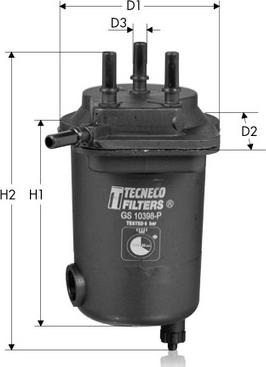 Tecneco Filters GS10398-P - Fuel filter autospares.lv