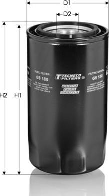 Tecneco Filters GS180 - Fuel filter autospares.lv