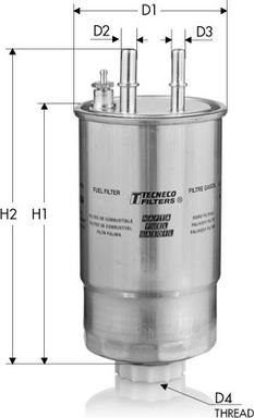 Tecneco Filters GS24/01 - Fuel filter autospares.lv