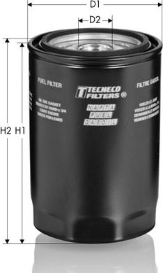 Tecneco Filters GS201 - Fuel filter autospares.lv