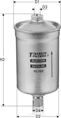 Tecneco Filters IN96 - Fuel filter autospares.lv