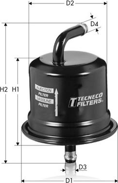 Tecneco Filters IN5974 - Fuel filter autospares.lv