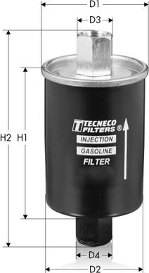 Tecneco Filters IN60 - Fuel filter autospares.lv