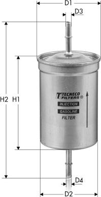 Tecneco Filters IN88 - Fuel filter autospares.lv
