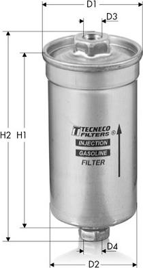 Tecneco Filters IN28 - Fuel filter autospares.lv