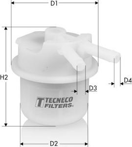 Tecneco Filters IN71 - Fuel filter autospares.lv