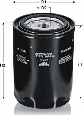 Tecneco Filters OL930/26 - Oil Filter autospares.lv