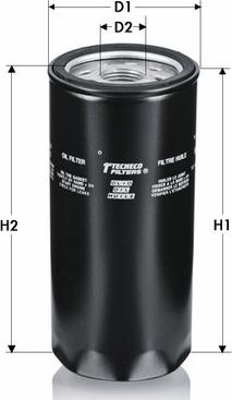 Tecneco Filters OL6813 - Oil Filter autospares.lv