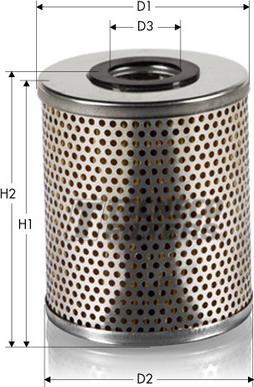 Tecneco Filters OL046D - Oil Filter autospares.lv