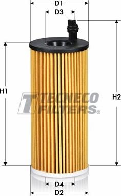 Tecneco Filters OL06014-E - Oil Filter autospares.lv