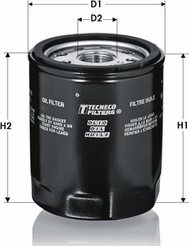 Tecneco Filters OL41ADM - Oil Filter autospares.lv