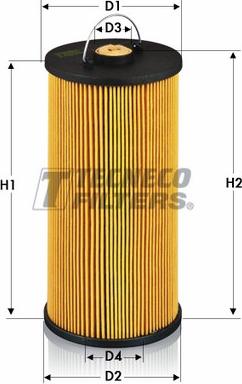 Tecneco Filters OL0157-E - Oil Filter autospares.lv