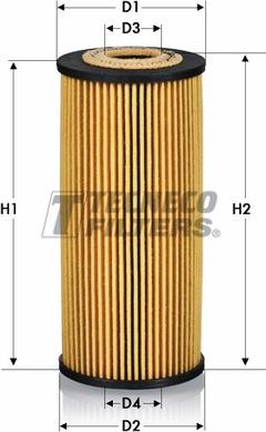 Tecneco Filters OL010052-E - Oil Filter autospares.lv