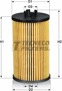 Tecneco Filters OL010246-E - Oil Filter autospares.lv