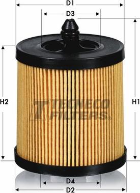 Tecneco Filters OL0115-E - Oil Filter autospares.lv