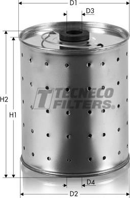 Tecneco Filters OL033 - Oil Filter autospares.lv