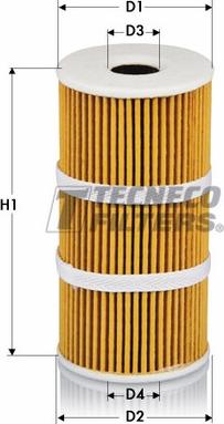 Tecneco Filters OL0389/1-E - Oil Filter autospares.lv