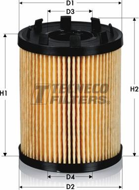 Tecneco Filters OL0246-E - Oil Filter autospares.lv