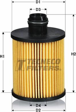 Tecneco Filters OL02506-E - Oil Filter autospares.lv