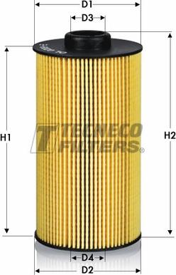 Tecneco Filters OL0209-E - Oil Filter autospares.lv