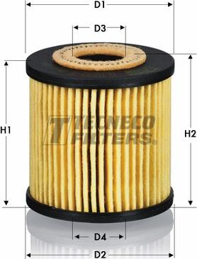 Tecneco Filters OL0232-E - Oil Filter autospares.lv