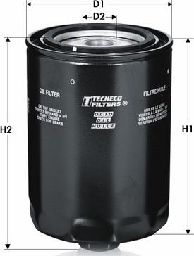 Tecneco Filters OL148 - Oil Filter autospares.lv