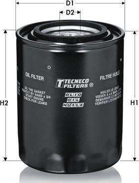 Tecneco Filters OL4798 - Oil Filter autospares.lv