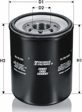Tecneco Filters OL1204-T - Oil Filter autospares.lv