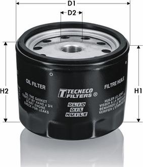 Tecneco Filters OL3828 - Oil Filter autospares.lv
