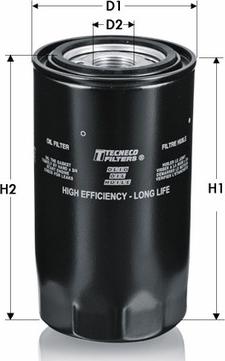 Tecneco Filters OL260-HE - Oil Filter autospares.lv
