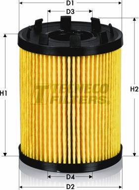 Tecneco Filters OL2157E - Oil Filter autospares.lv