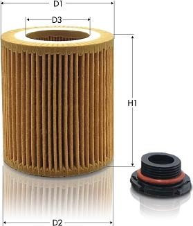 Tecneco Filters OL2185E - Oil Filter autospares.lv