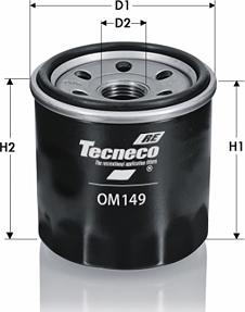 Tecneco Filters OM149 - Oil Filter autospares.lv