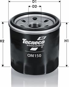 Tecneco Filters OM150 - Oil Filter autospares.lv