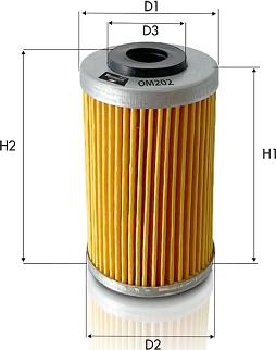 Tecneco Filters OM202 - Oil Filter autospares.lv