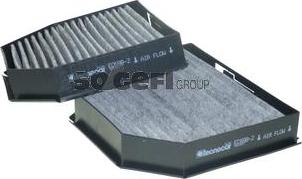 Tecnocar EC698-2 - Filter, interior air autospares.lv