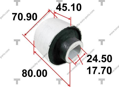 Tenacity AAMBE1005 - Bush of Control / Trailing Arm autospares.lv