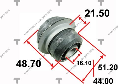 Tenacity AAMBE1007 - Bush of Control / Trailing Arm autospares.lv