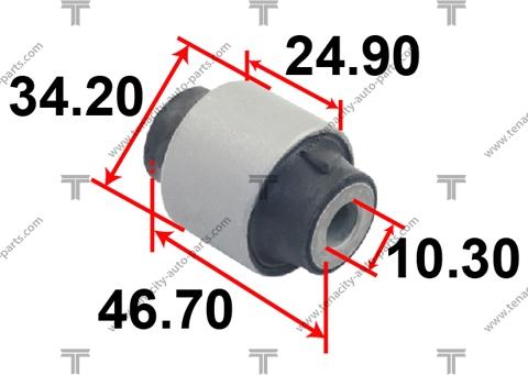 Tenacity AAMHO1009 - Bush of Control / Trailing Arm autospares.lv