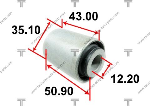 Tenacity AAMHO1014 - Bush of Control / Trailing Arm autospares.lv