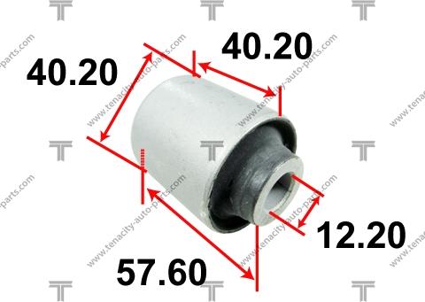 Tenacity AAMMA1019 - Bush of Control / Trailing Arm autospares.lv