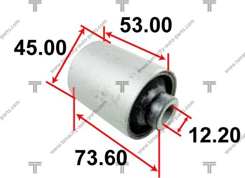 Tenacity AAMMA1015 - Bush of Control / Trailing Arm autospares.lv