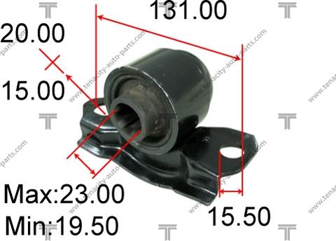 Tenacity AAMNI1004 - Bush of Control / Trailing Arm autospares.lv