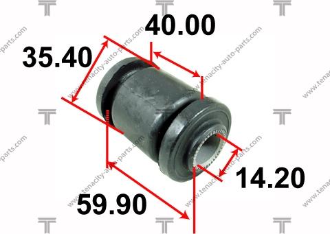 Tenacity AAMTO1028 - Bush of Control / Trailing Arm autospares.lv